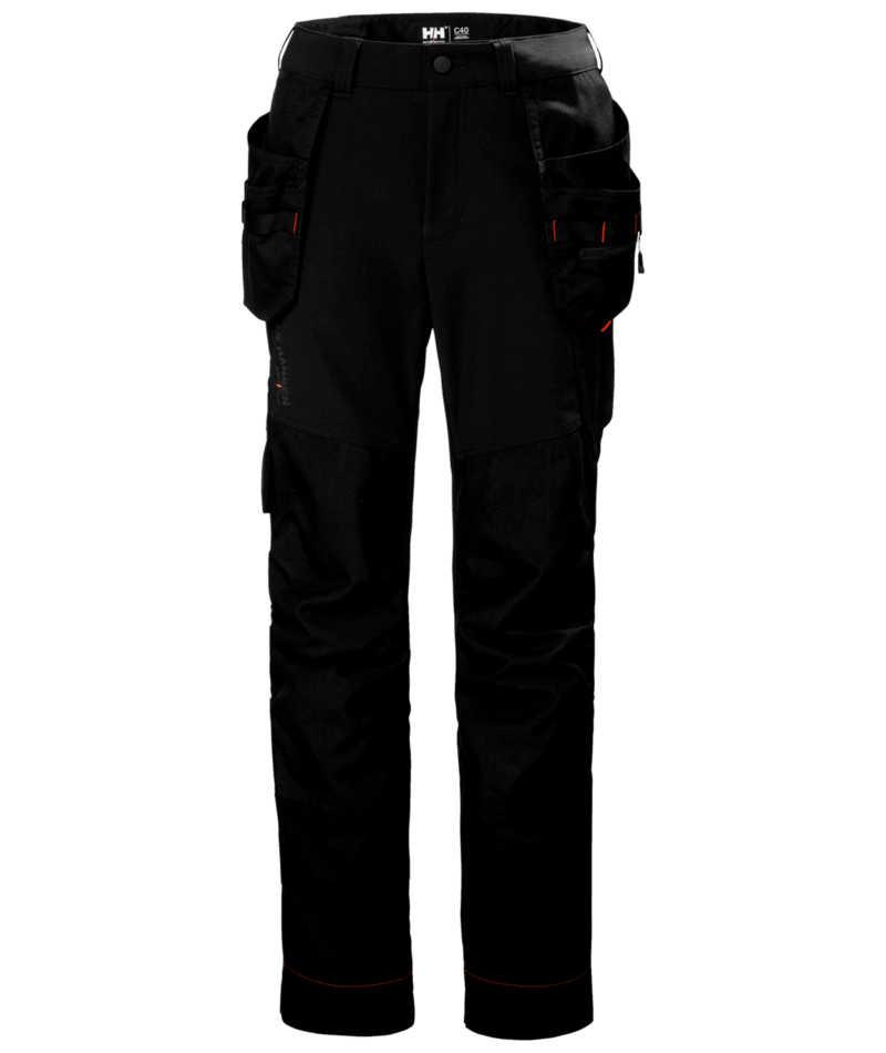 Helly Hansen Workwear W LUNA BRZ CONS PANT in Schwarz – Vorderansicht