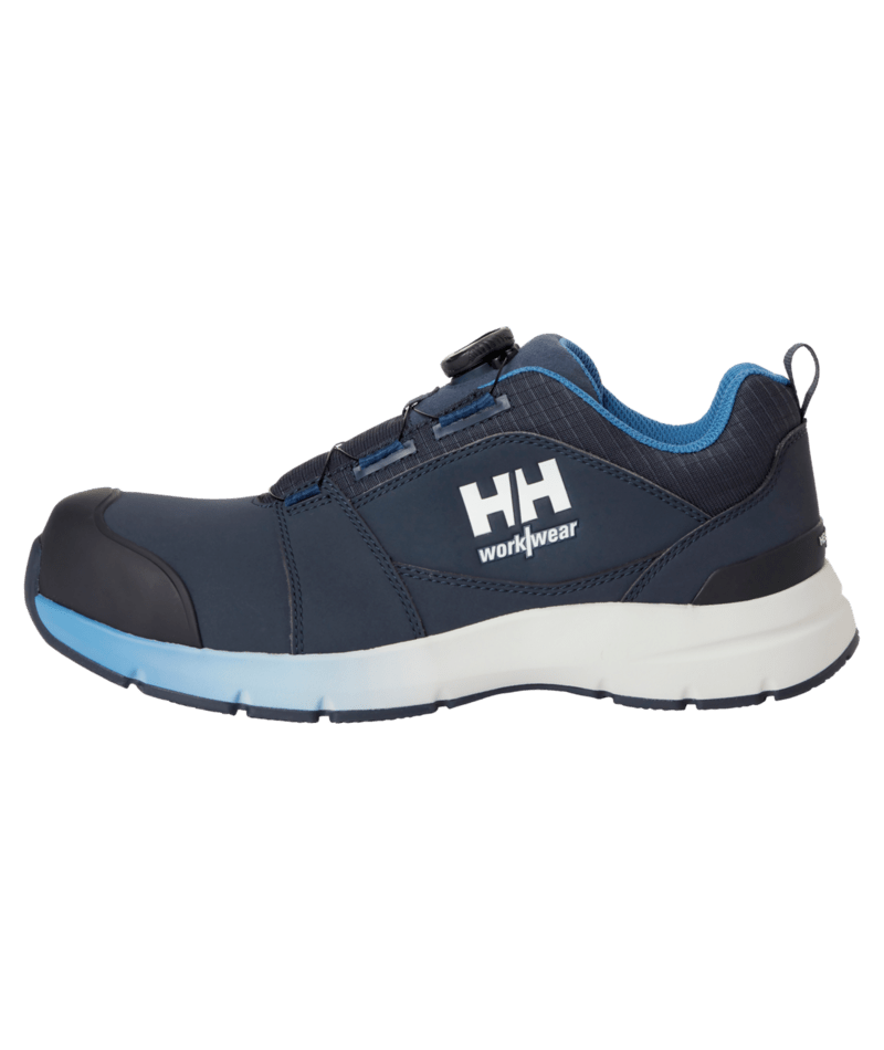 Helly Hansen Workwear MANCHESTER MXR LOW BOA S3S in Marine/Stein Blau – Vorderansicht