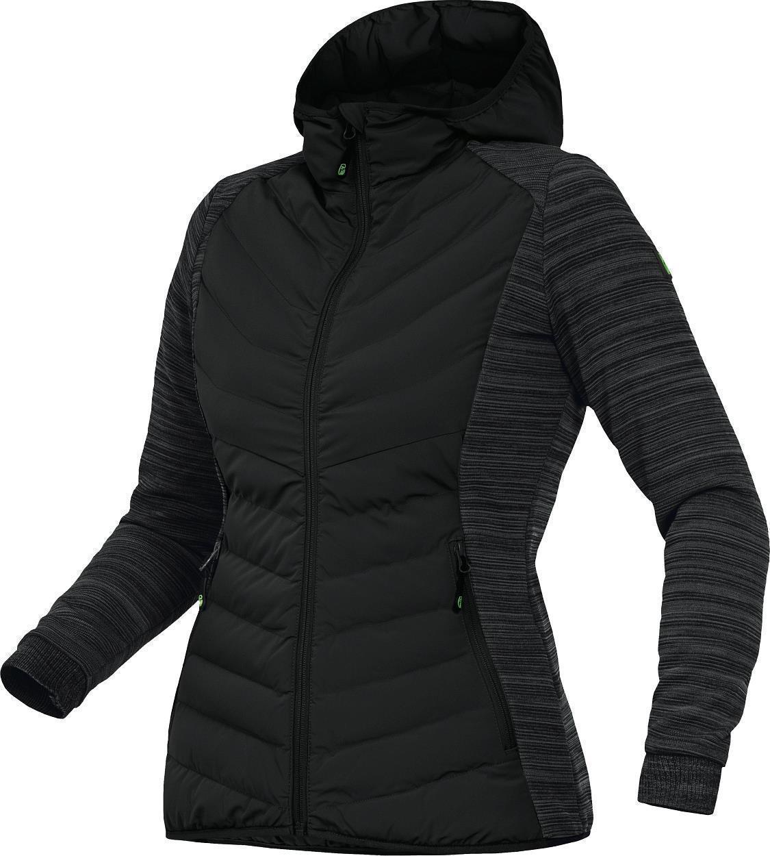 Leibwächter Damen-Hybridjacke CADHYJ Casual Line in Schwarz – Vorderansicht