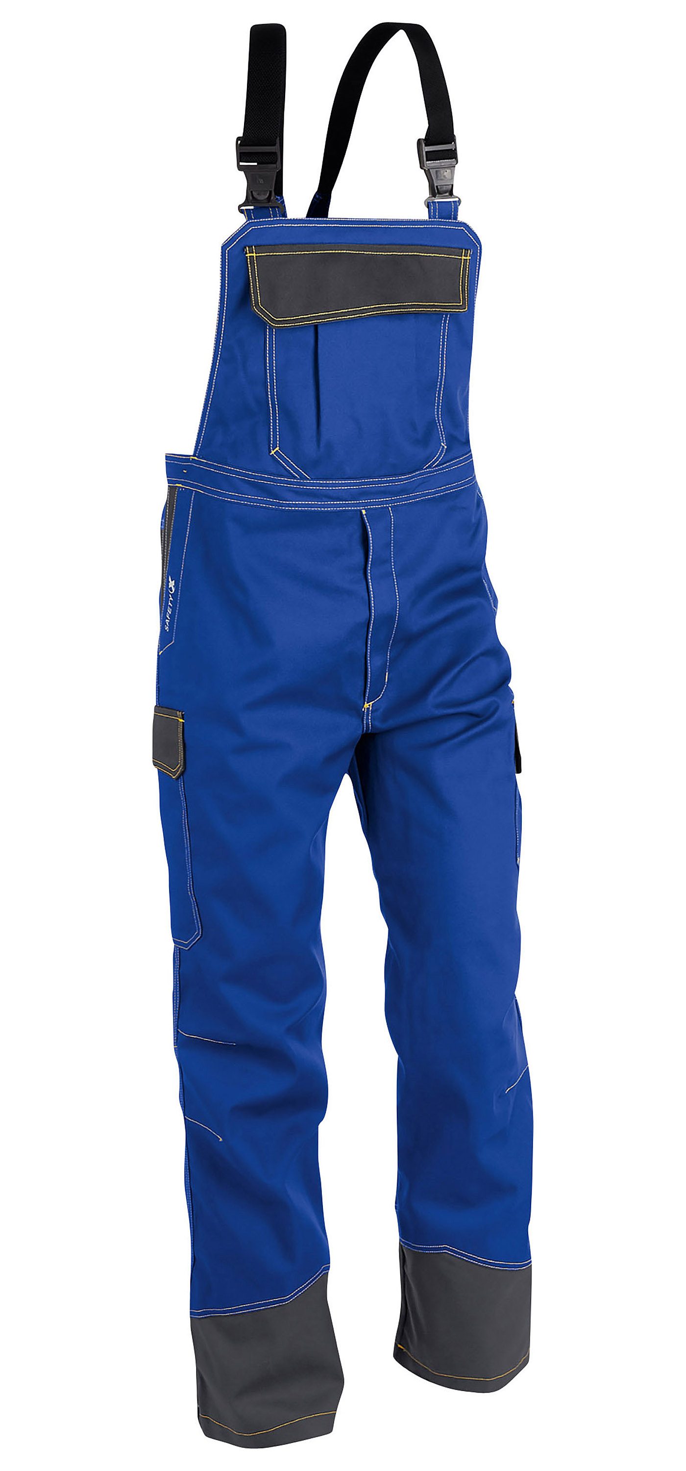 Kübler SAFETY 6 Latzhose PSA 3 in Kbl.blau/Anthrazit – Vorderansicht