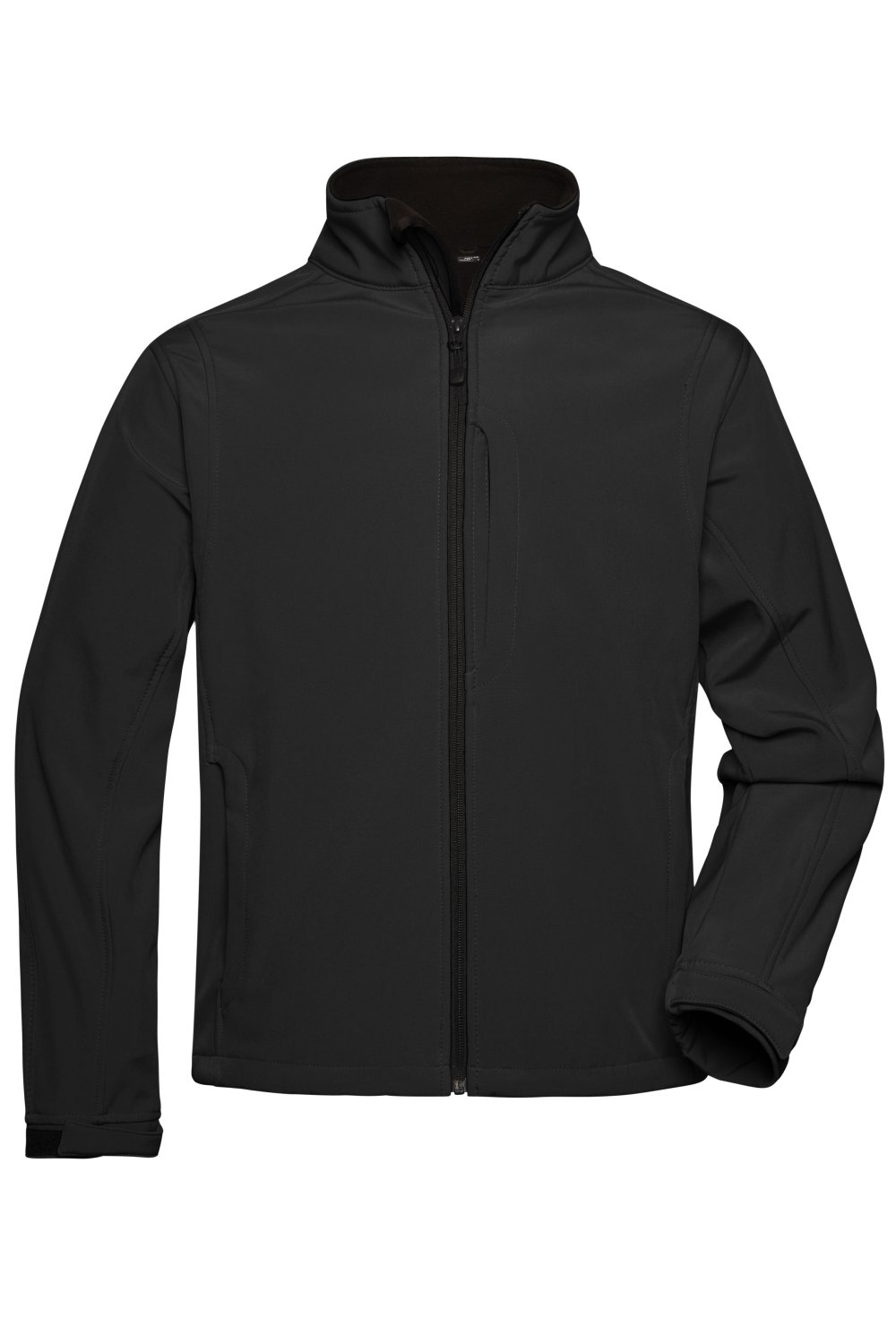Daiber Men's Softshell Jacket in Black – Vorderansicht