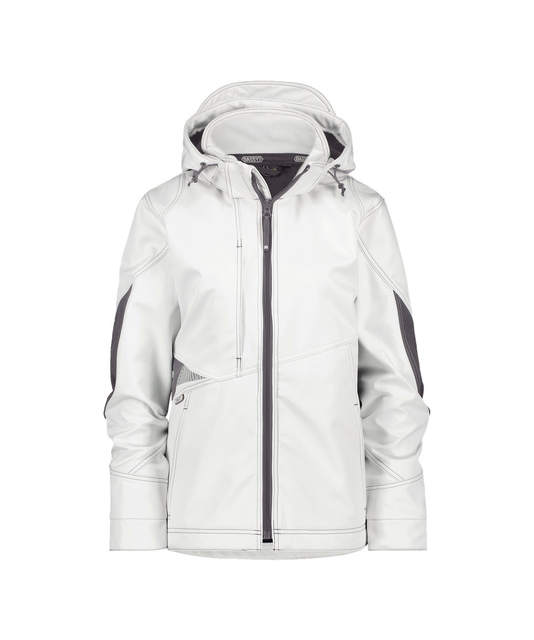 DASSY® Gravity Women in Weiß/Anthrazitgrau – Vorderansicht