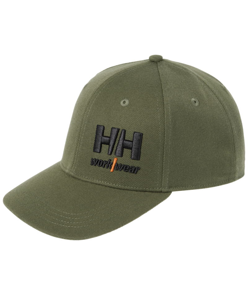 Helly Hansen Workwear CLASSIC LOGO CAP in Olive Night – Vorderansicht