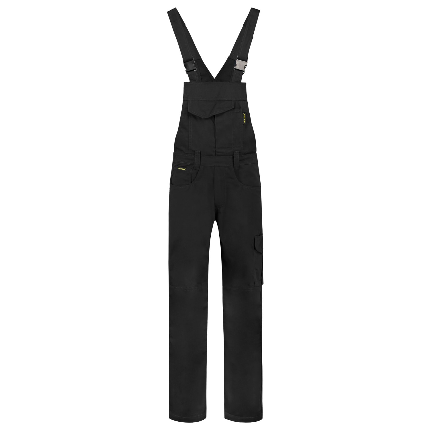 TRICORP Latzhose Industrie in Black – Vorderansicht