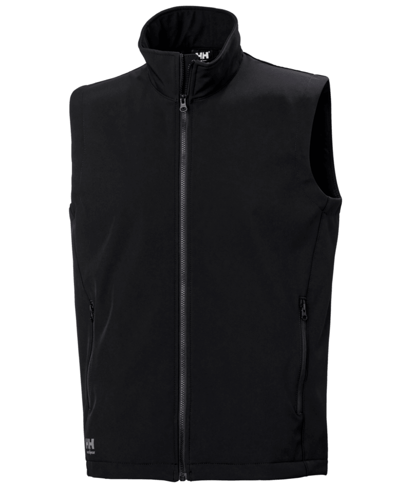 Helly Hansen Workwear MANCHESTER 2.0 SOFTS VEST in Schwarz – Vorderansicht