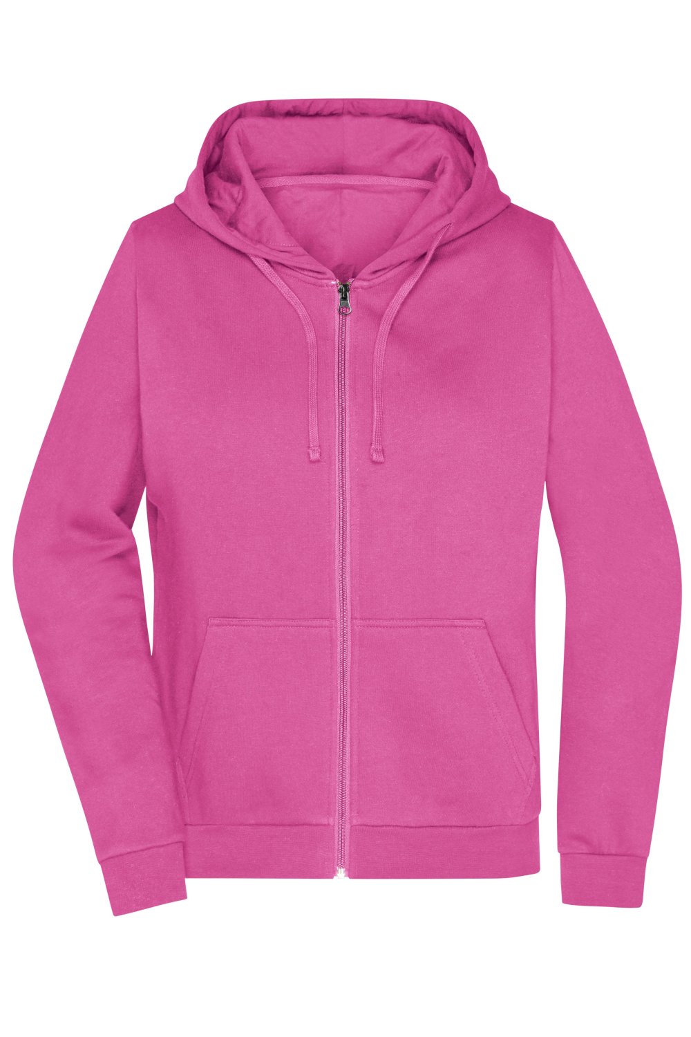 Daiber Ladies' Promo Zip Hoody in Pink – Vorderansicht