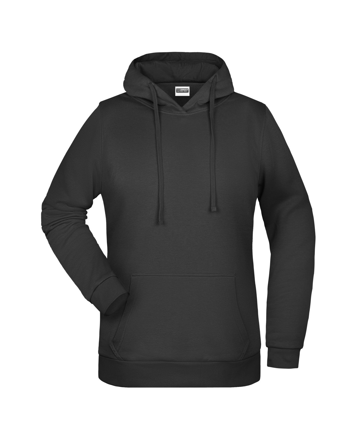 Daiber Ladies' Promo Hoody in Black – Vorderansicht