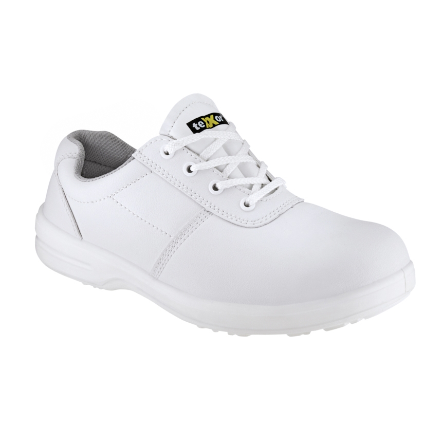 teXXor® S2-Sicherheitshalbschuhe NANCY in Weiß – Vorderansicht