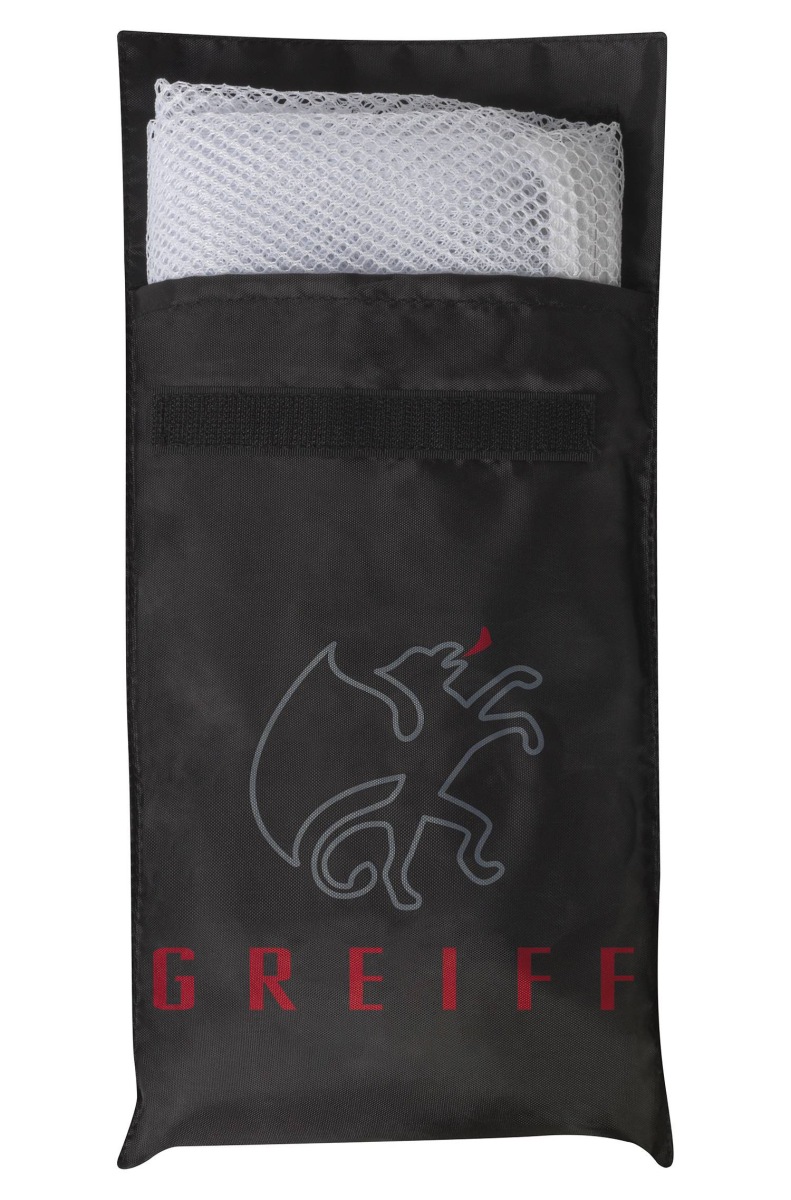 Greiff Waschbeutel in Weiß – Vorderansicht