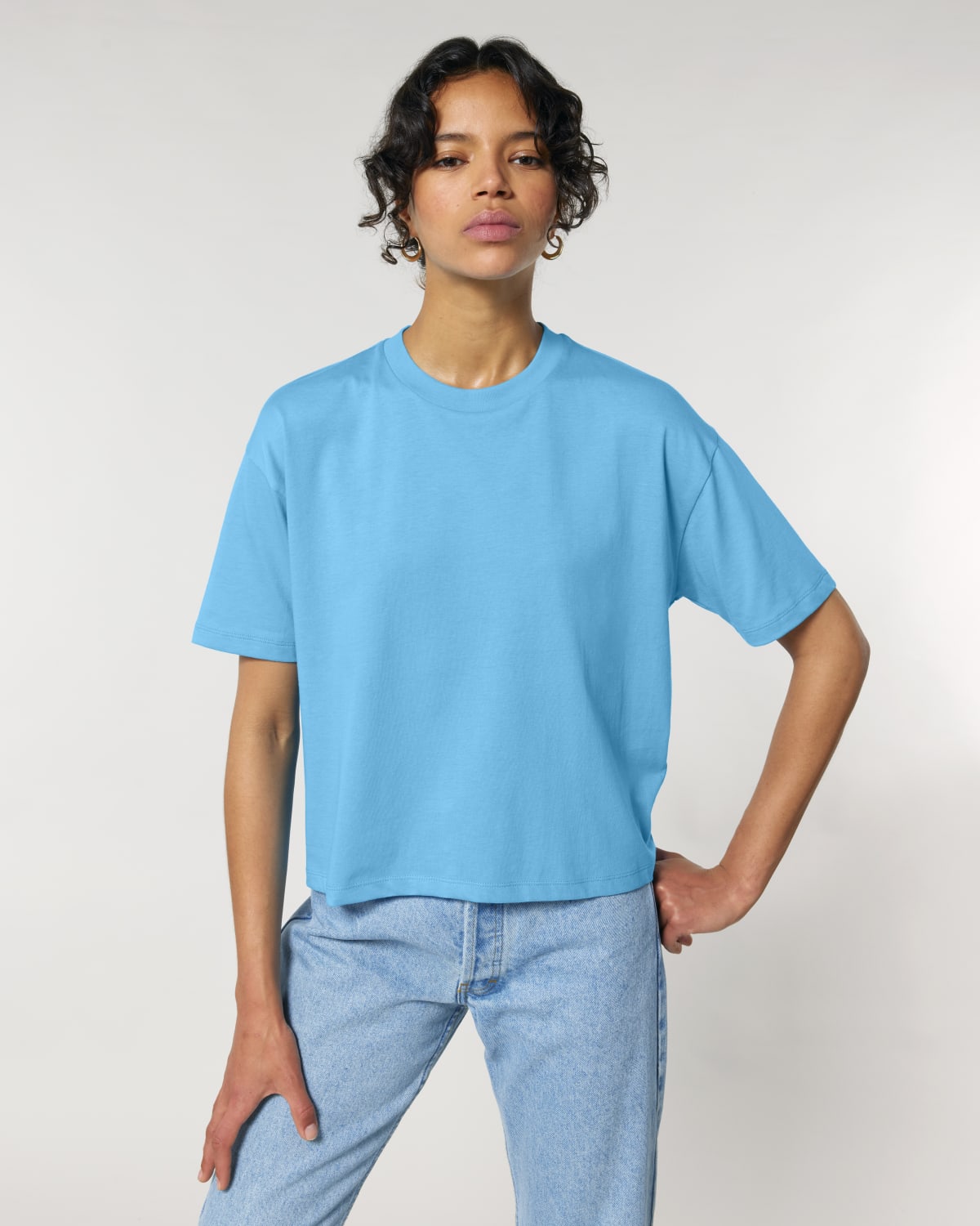 Stanley Stella Stella Nova in Aqua Blue – Modellansicht