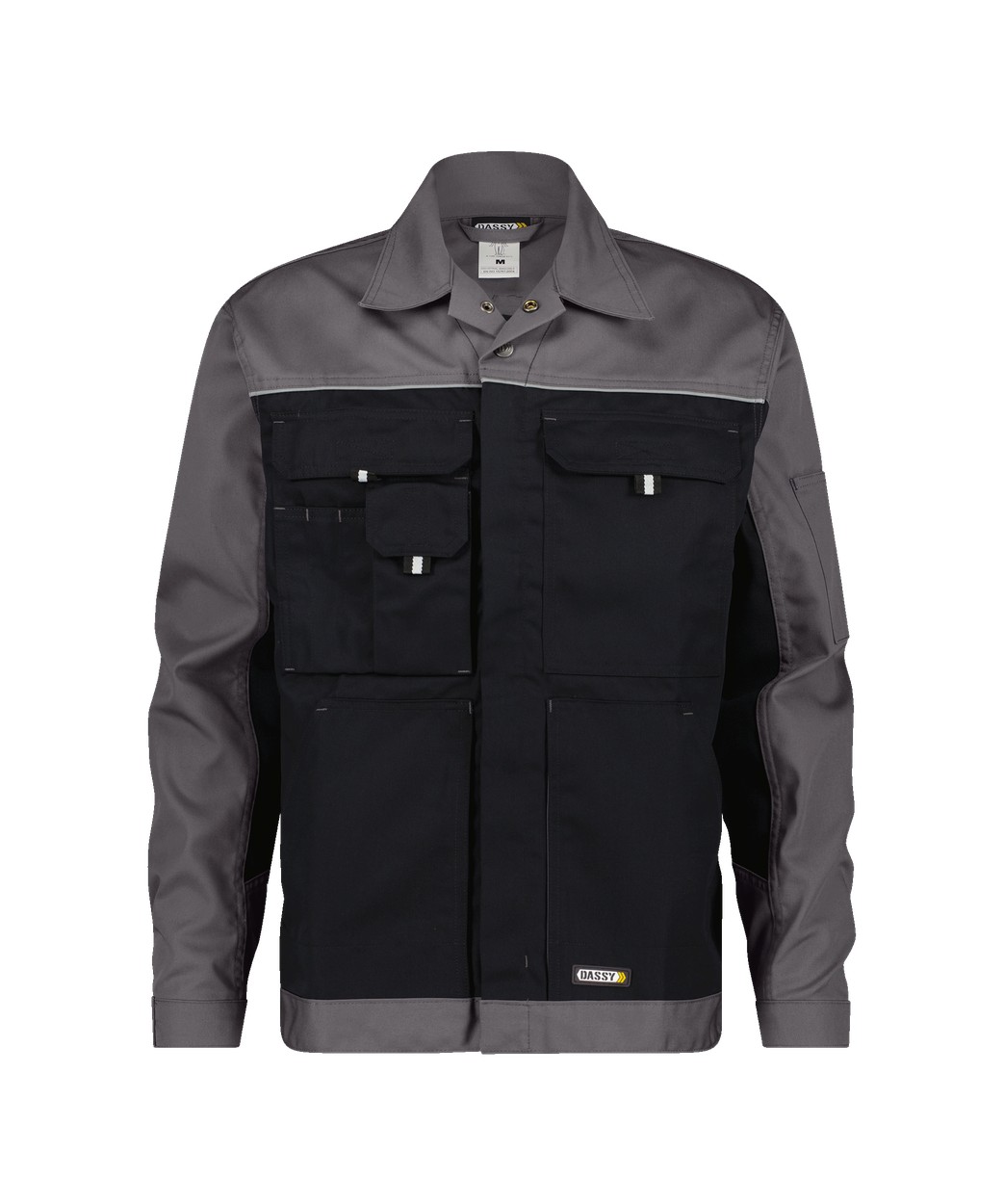 DASSY® Lugano in Schwarz/Zementgrau – Vorderansicht