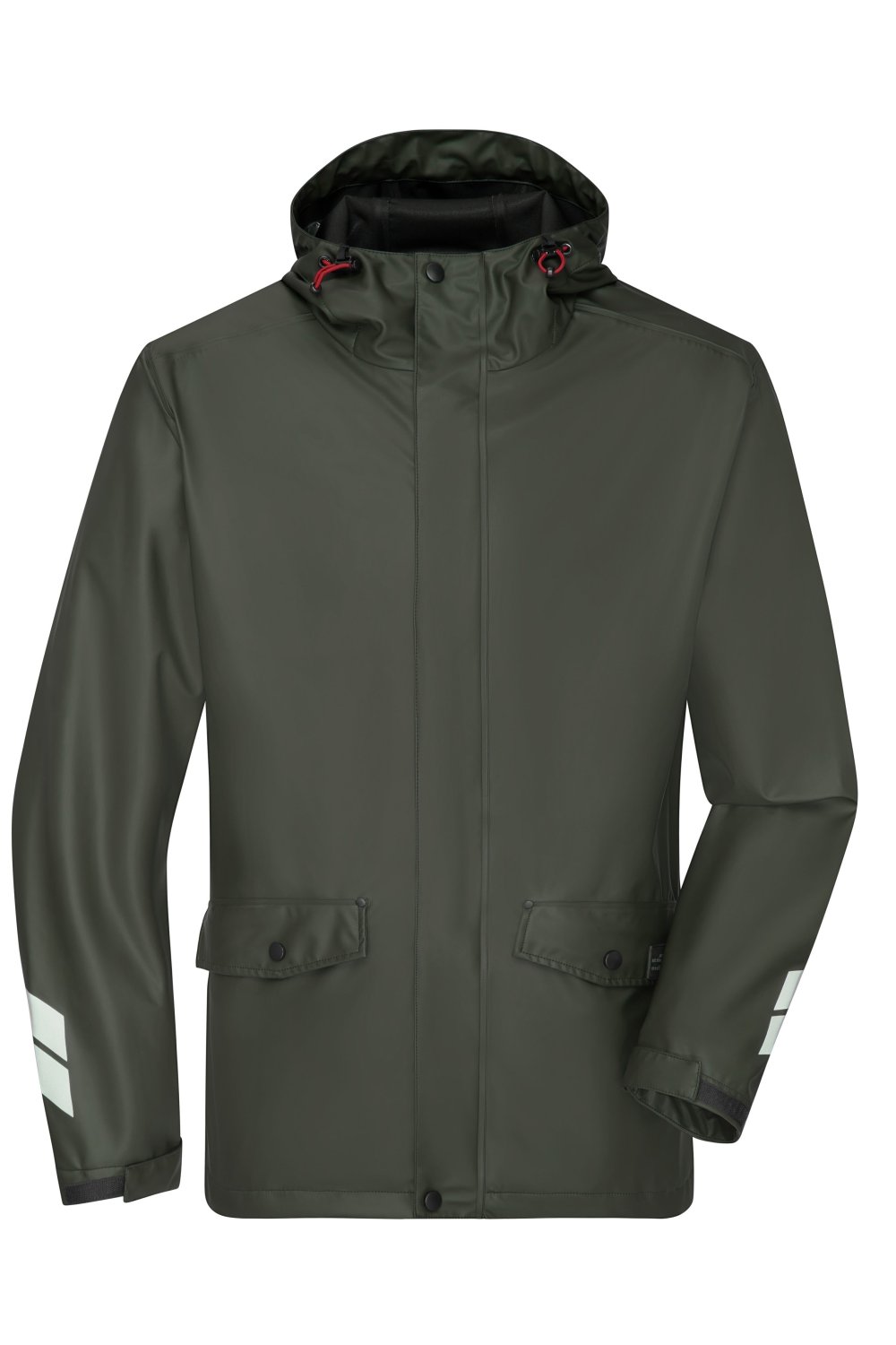 Daiber Worker Rain-Jacket in Olive – Vorderansicht