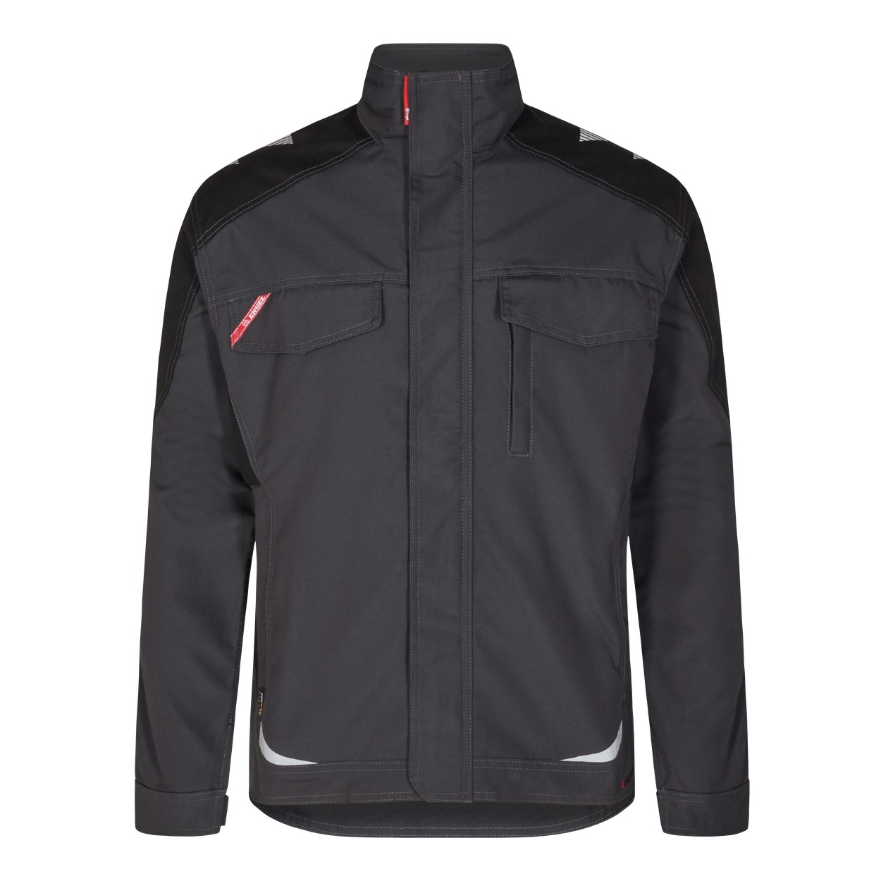 ENGEL Galaxy 1810-254 Arbeitsjacke in Anthrazitgrau/Schwarz – Vorderansicht