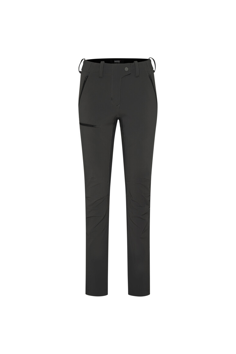 HAKRO 740 Damen Funktionshose X-Stretch in Karbongrau – Vorderansicht