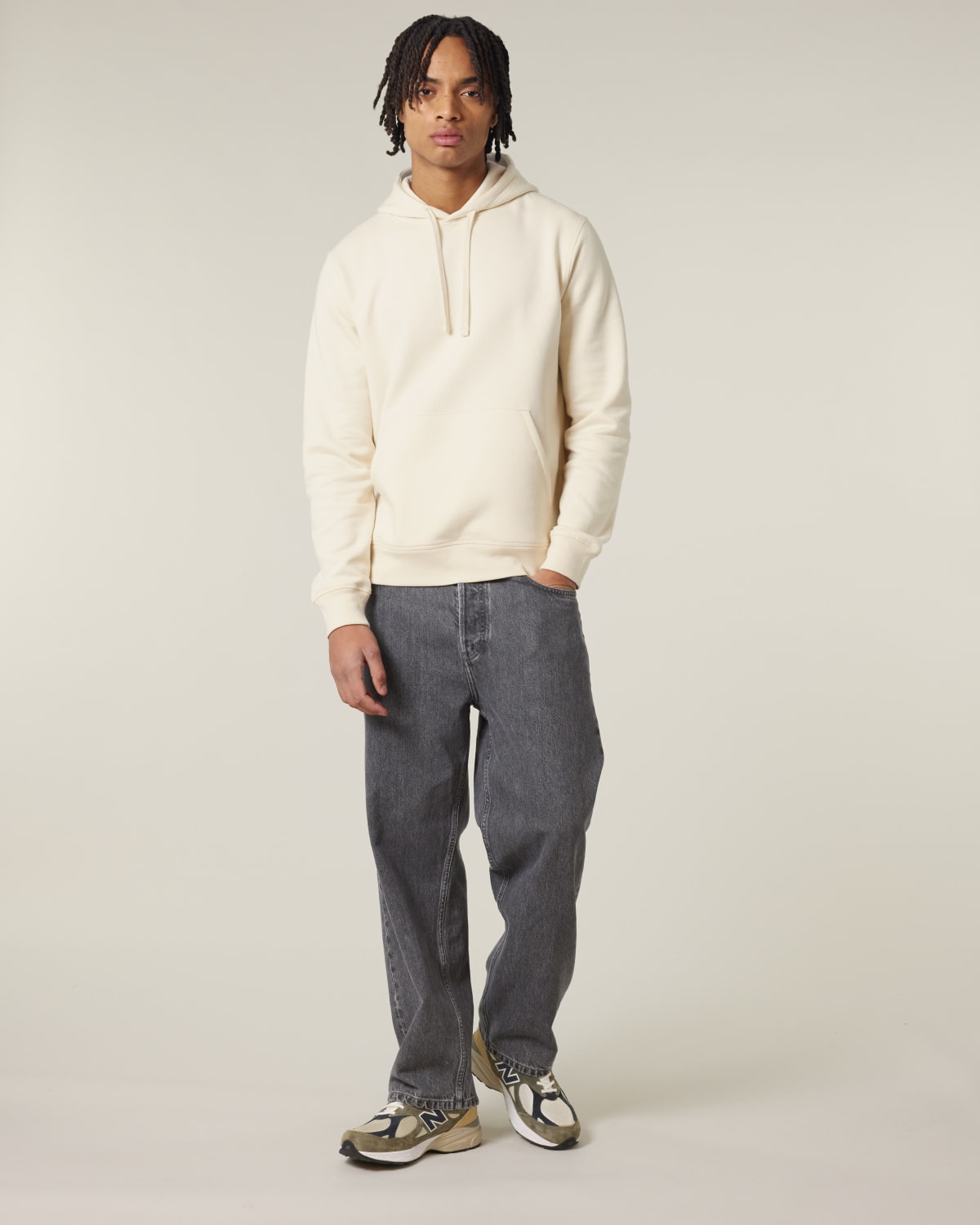 Stanley Stella Drummer 2.0 in Natural Raw – Modellansicht
