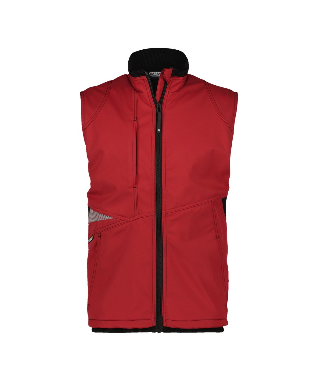 DASSY® Fusion in Rot/Schwarz – Vorderansicht