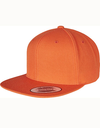 FLEXFIT Classic Snapback in Orange – Vorderansicht