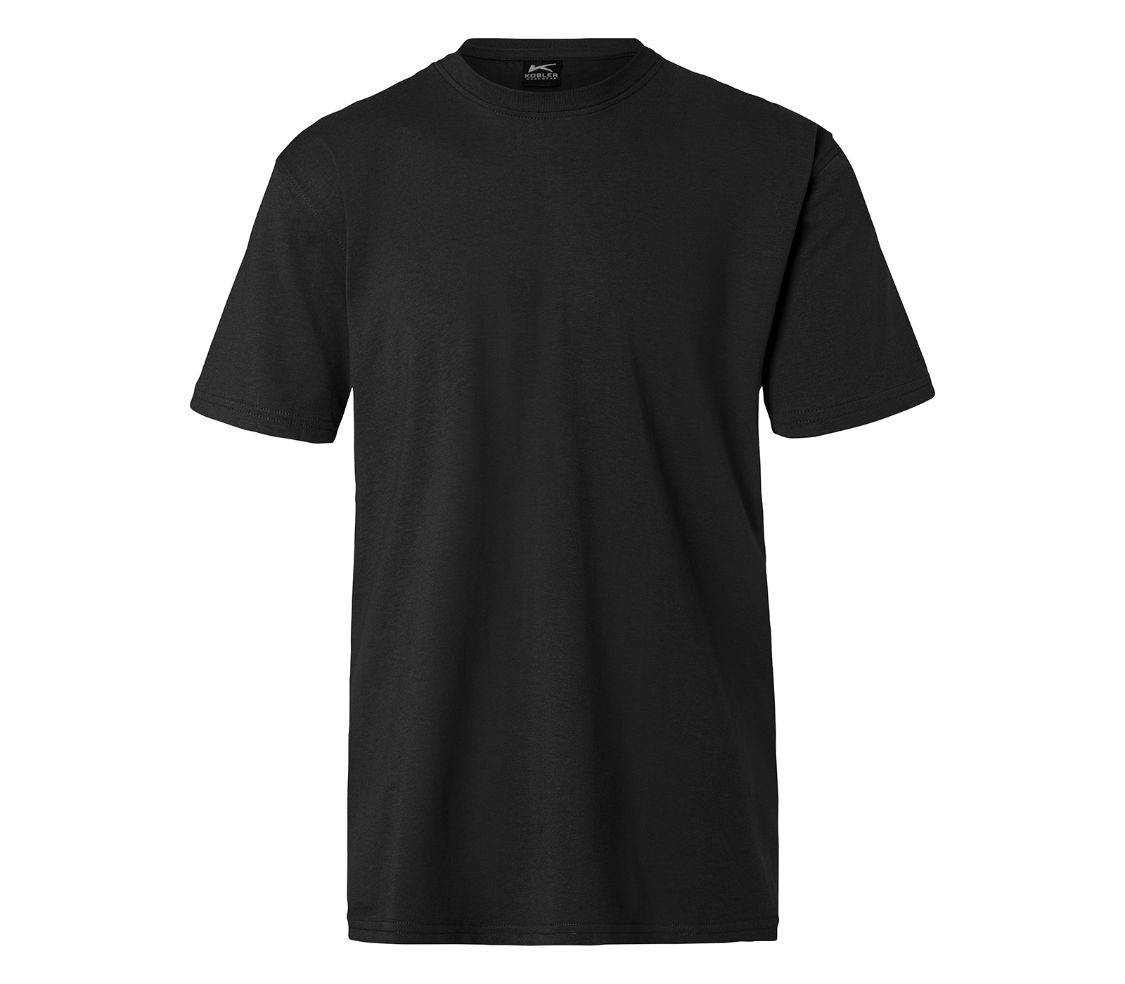 KÜBLER SHIRTS T-Shirt in Schwarz – Vorderansicht