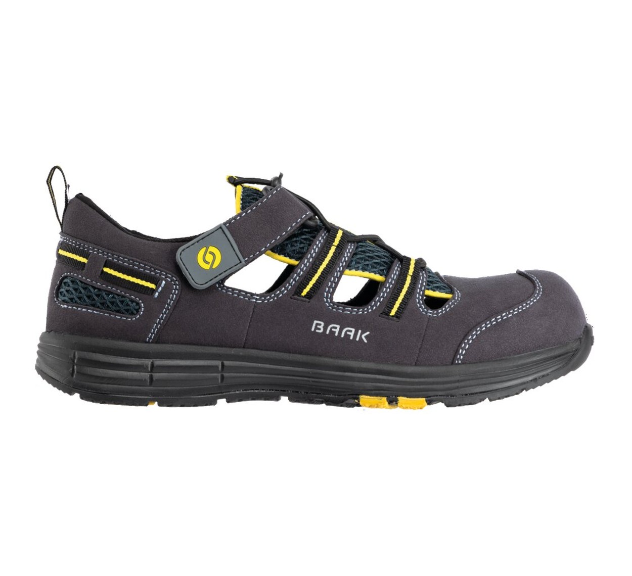 BAAK Sandale S1P SRC ESD RENE2 in Schwarz – Vorderansicht