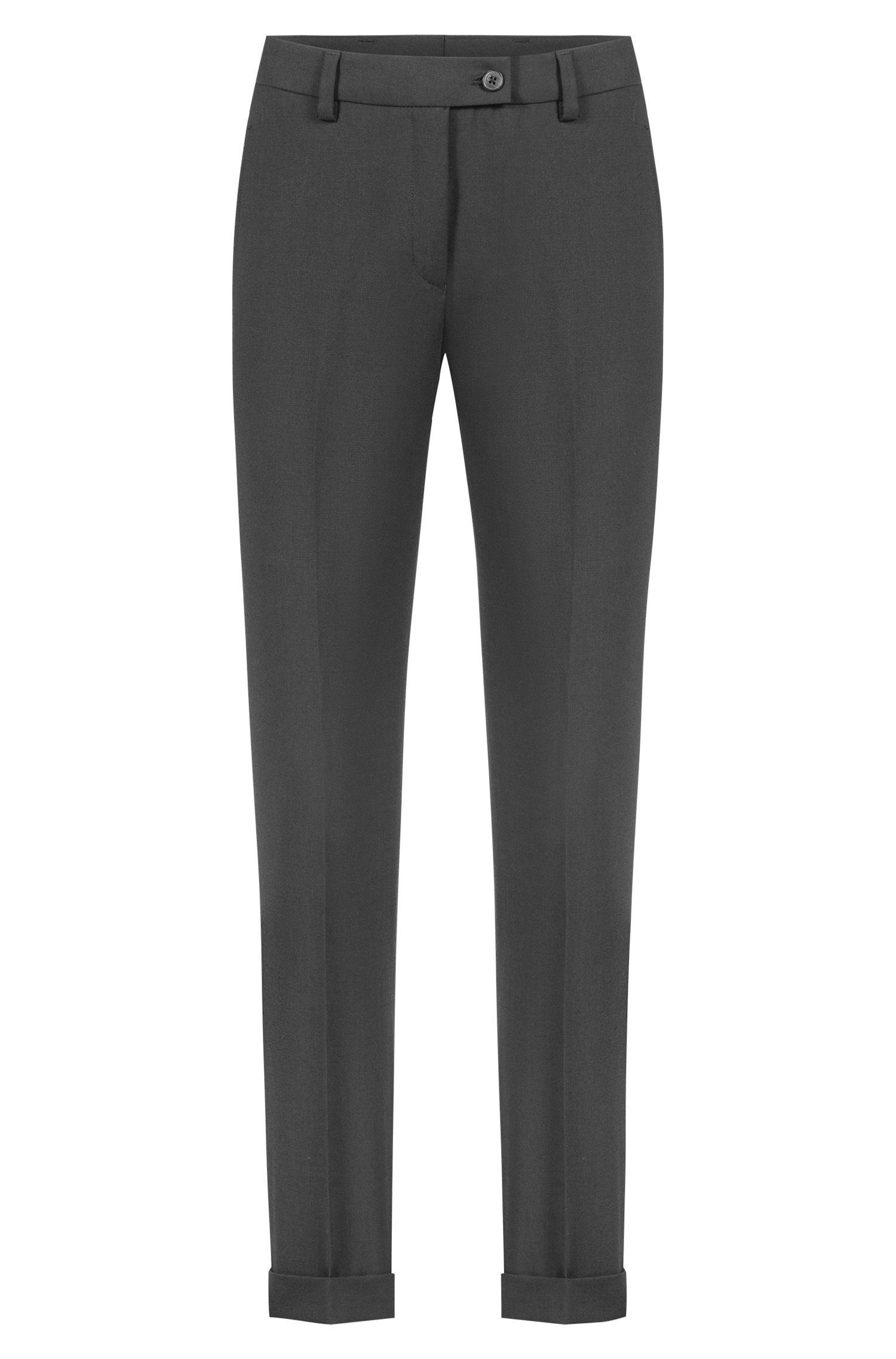 Greiff Damen-Hose SF Premium in Anthrazit – Vorderansicht