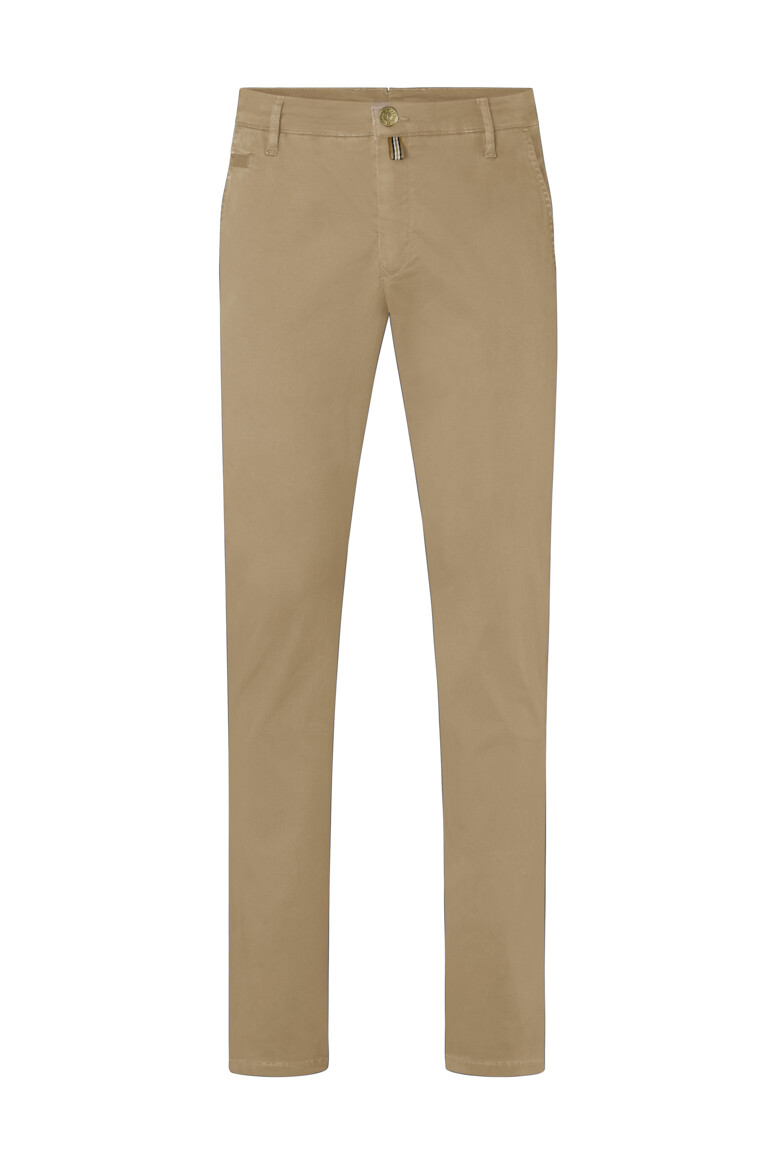 HAKRO 707 Chinohose X-Stretch in Khaki – Vorderansicht