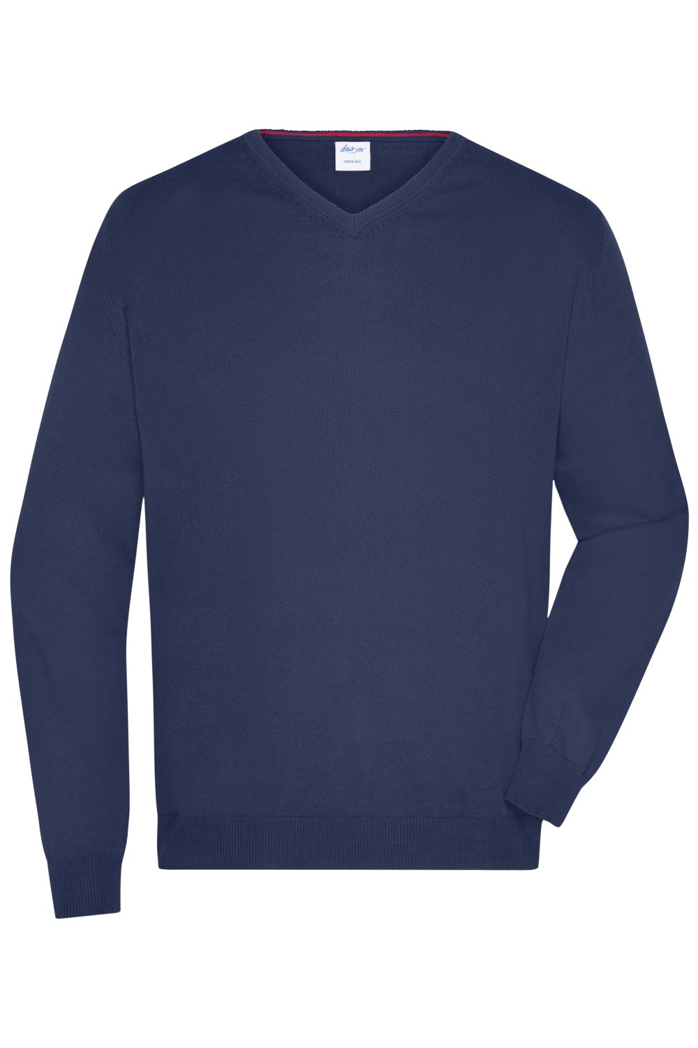 Daiber Men's V-Neck Pullover in Navy – Vorderansicht