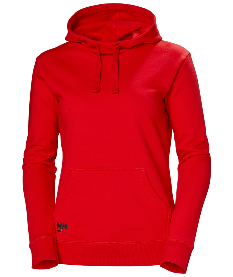 Helly Hansen Workwear W CLASSIC HOODIE in Signal Rot – Vorderansicht