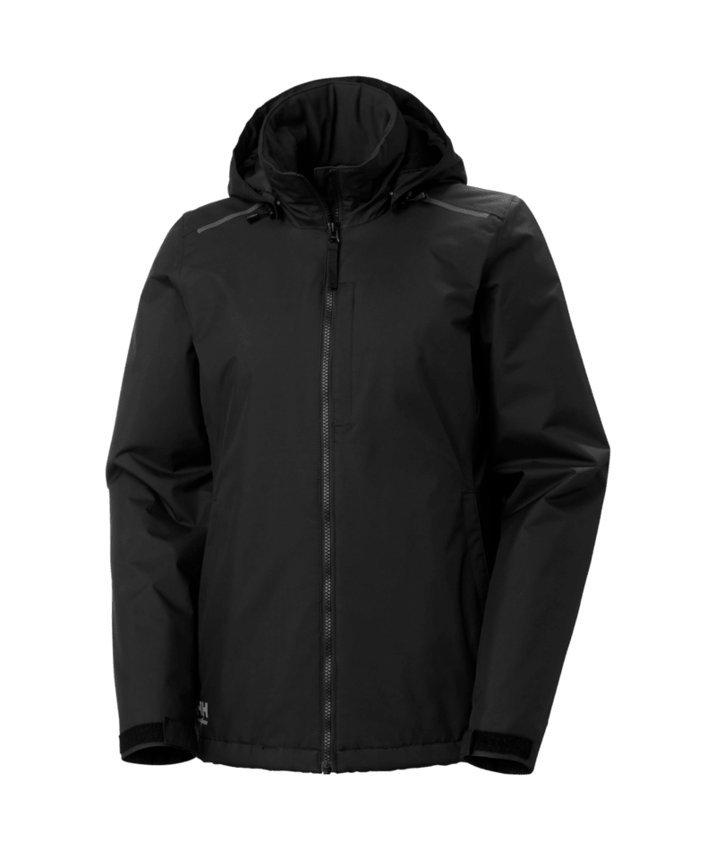 Helly Hansen Workwear W MANCHESTER 2.0 WINTER JACKET in Schwarz – Vorderansicht