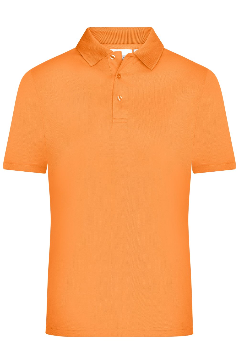 Daiber Men's Active Polo in Orange – Vorderansicht