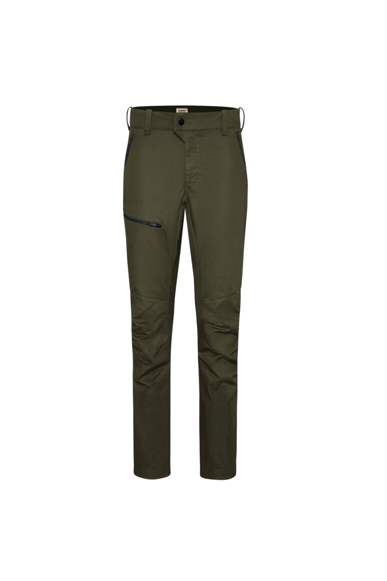 HAKRO 711S Performancehose ECO in Olive – Vorderansicht
