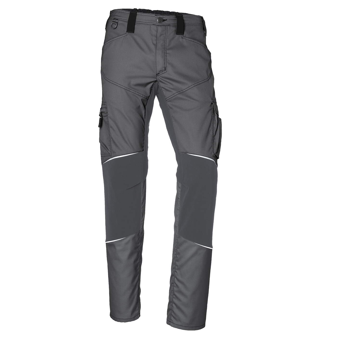 KÜBLER ACTIVIQ Stretchhose in Anthrazit – Vorderansicht