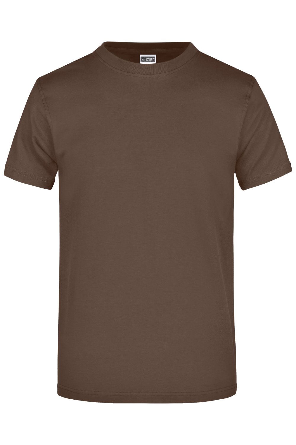Daiber Round-T Heavy (180g/m²) in Brown – Vorderansicht