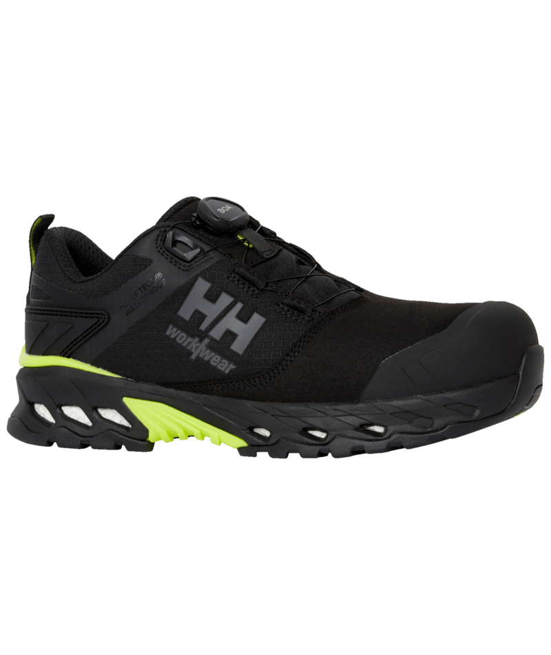 Helly Hansen Workwear MAGNI EVO MXR LOW BOA S7S in Schwarz/Dunkel Limette – Vorderansicht