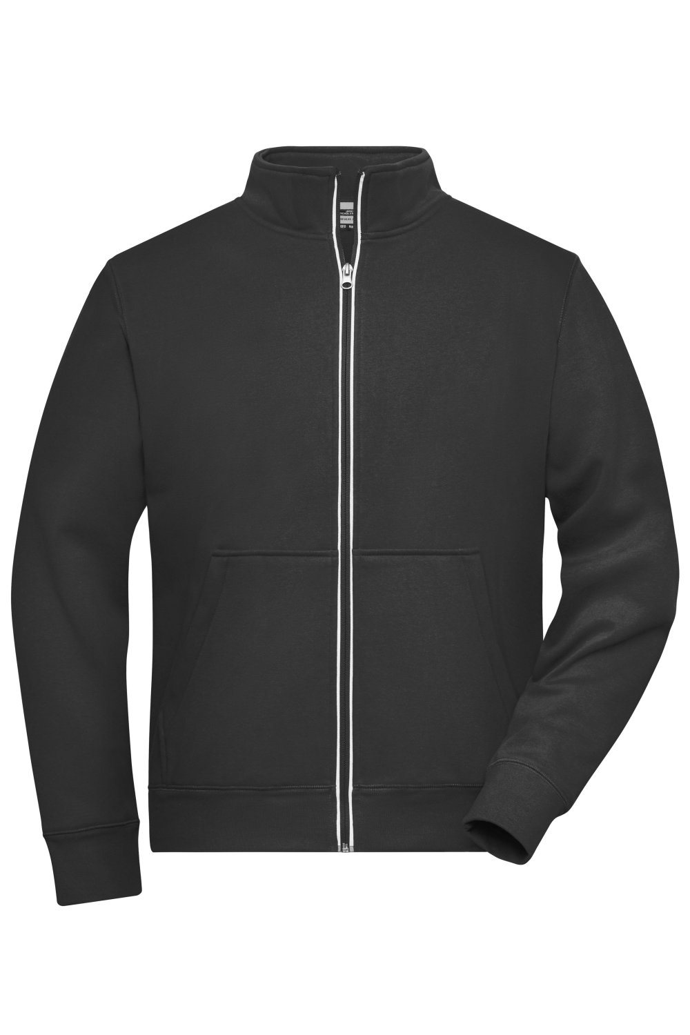 Daiber Doubleface Work Jacket - SOLID - in Black – Vorderansicht