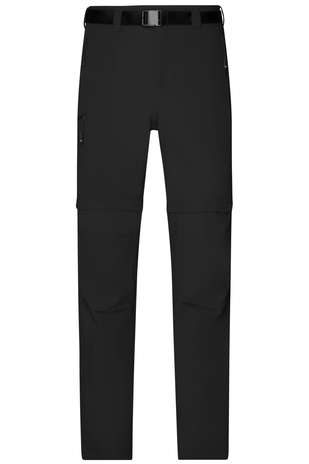 Daiber Men's Zip-Off Trekking Pants in Black – Vorderansicht