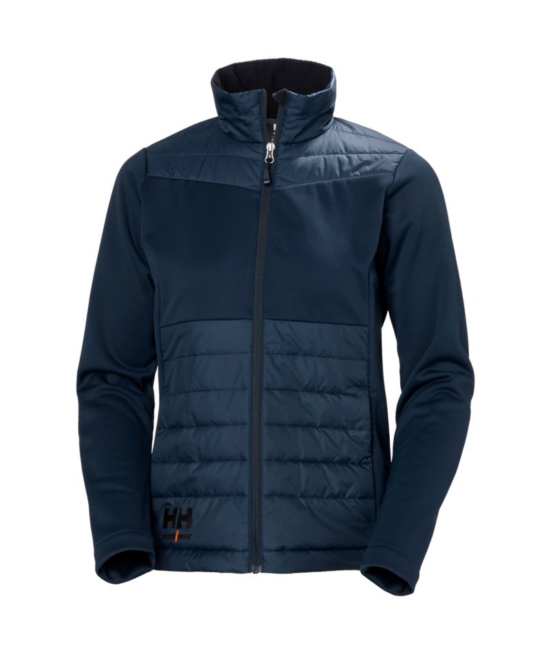 Helly Hansen Workwear W OXFORD HYBRID INS JACKET in Marine – Vorderansicht