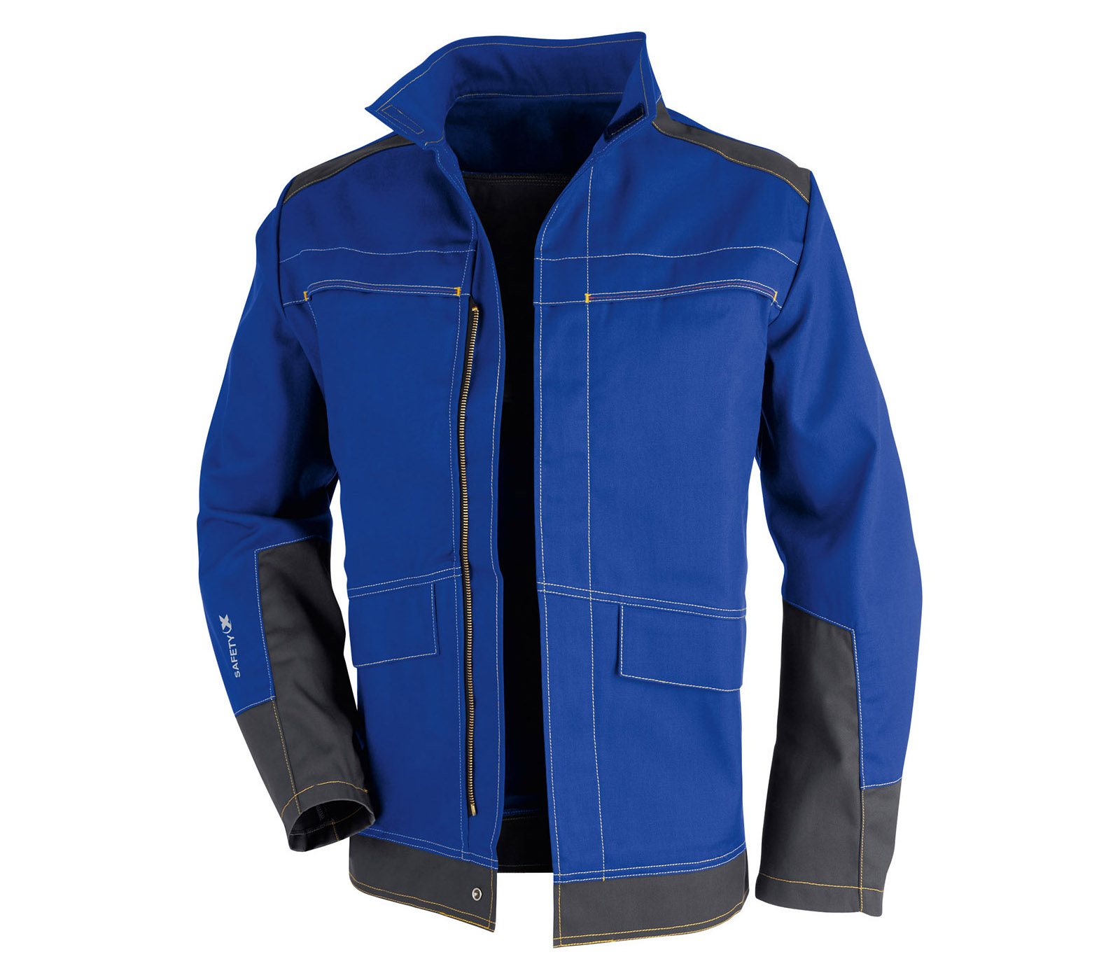 Kübler SAFETY 6 Jacke PSA 3 in Kbl.blau/Anthrazit – Vorderansicht