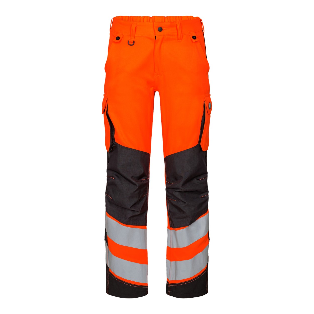 ENGEL Safety 2543-319 Light Damen Arbeitshose in Orange/Anthrazit Grau – Vorderansicht