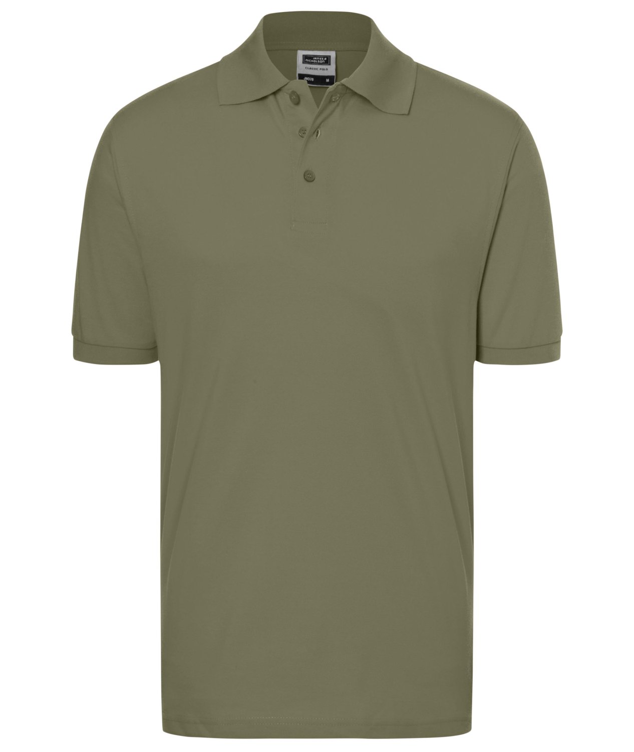 Daiber Classic Polo in Olive – Vorderansicht