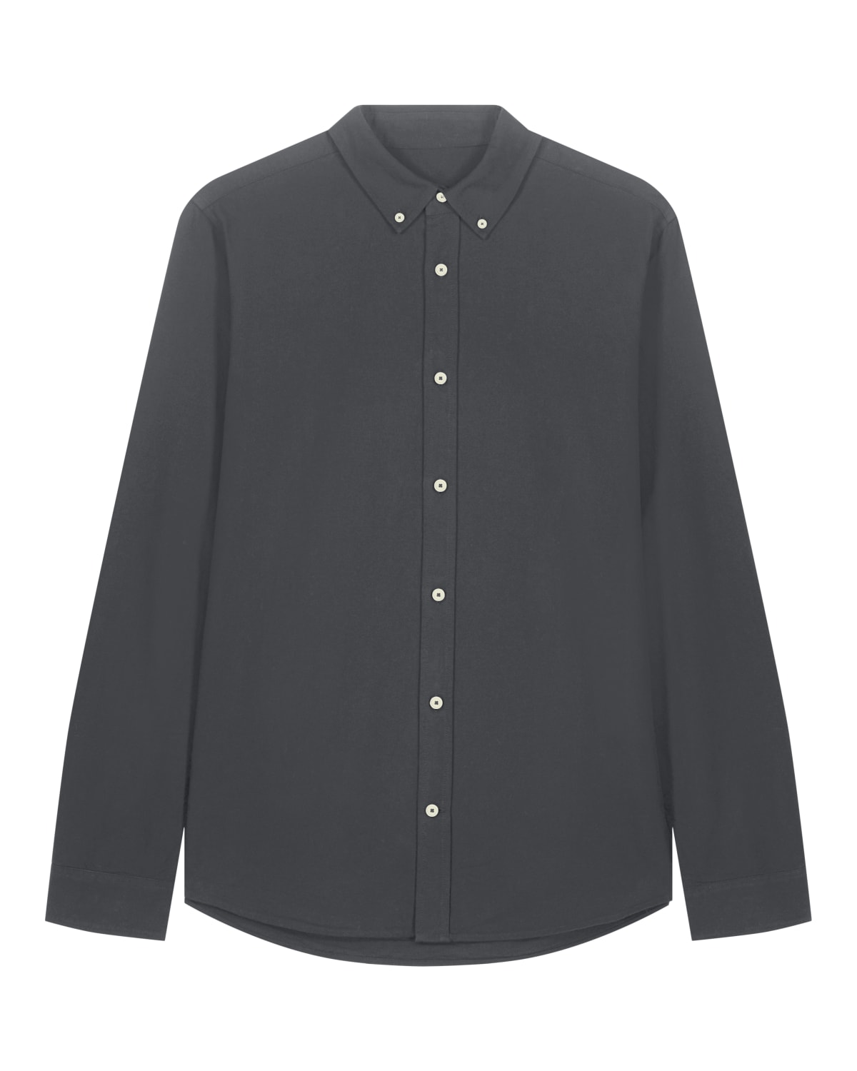 Stanley Stella Stanley Oxford Shirt in Anthracite – Vorderansicht