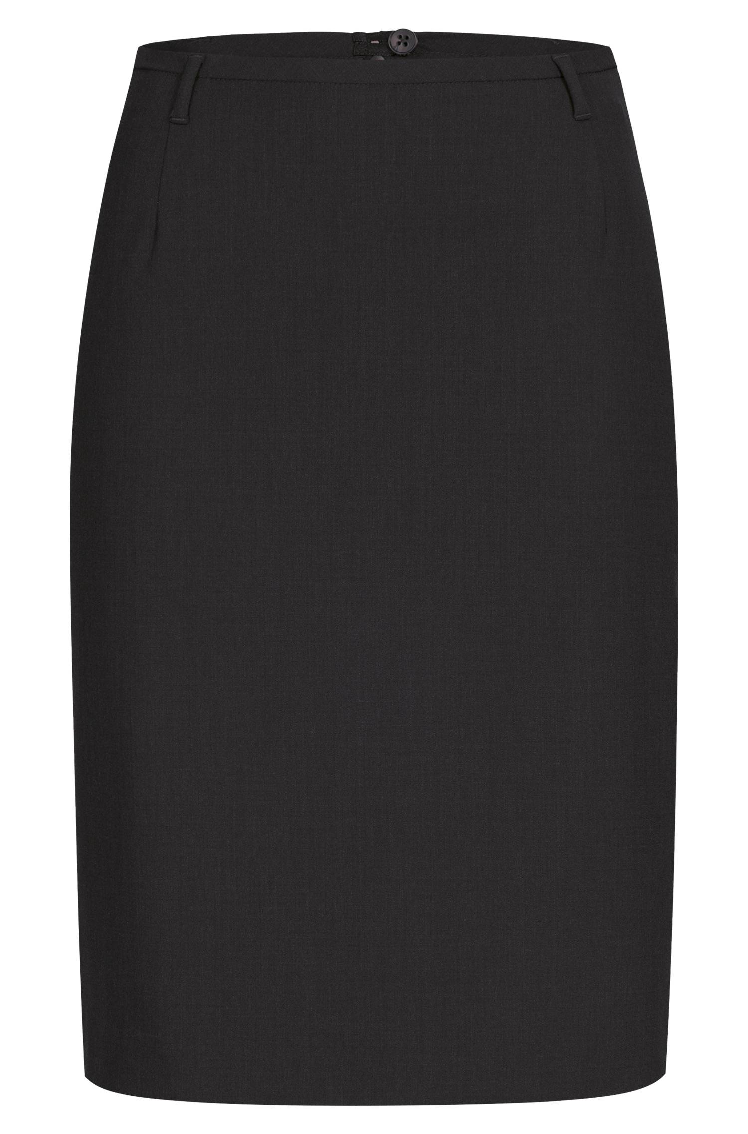 Greiff Damen-Stiftrock RF Premium in Schwarz – Vorderansicht