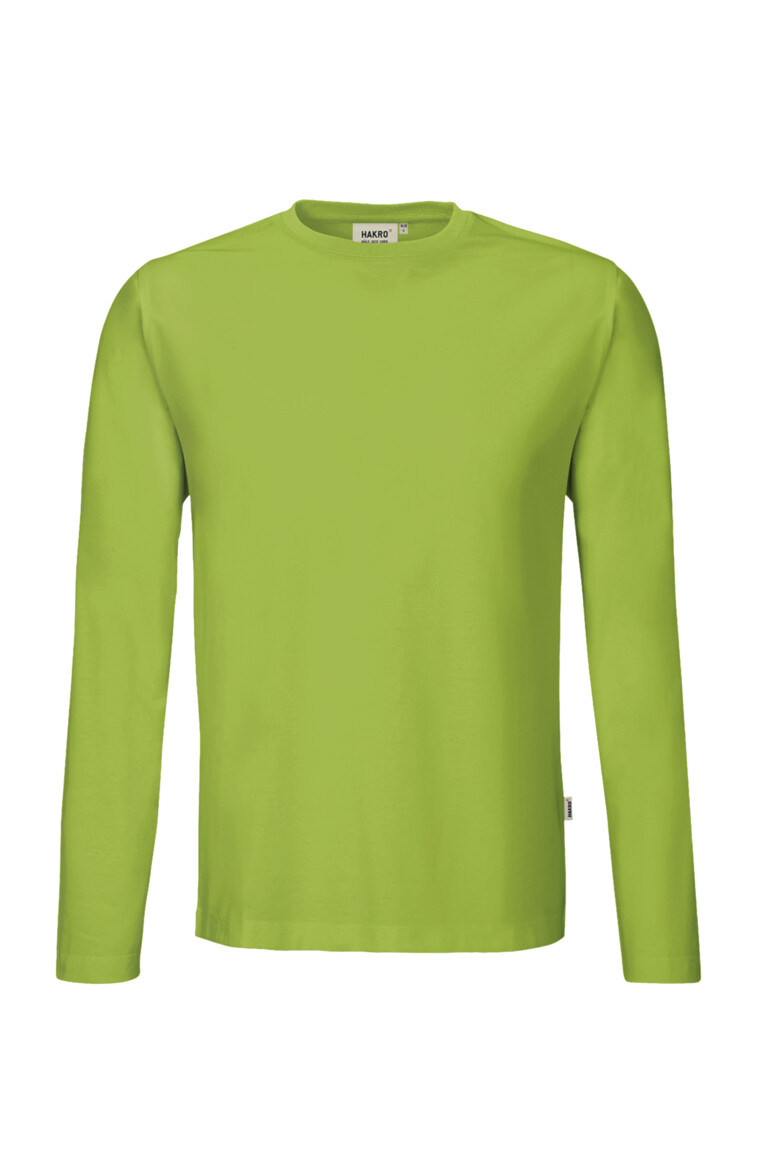 HAKRO 279 Longsleeve MIKRALINAR® in Kiwi – Vorderansicht