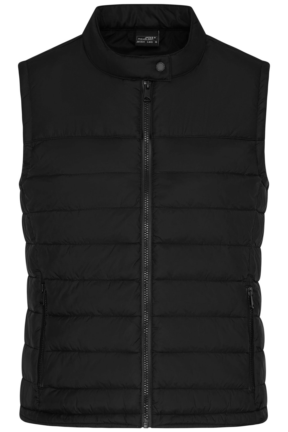 Daiber Ladies' Padded Vest GRS in Black – Vorderansicht