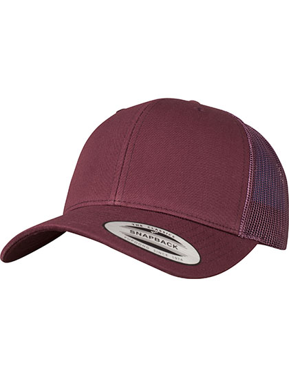 FLEXFIT Retro Trucker in Maroon – Vorderansicht