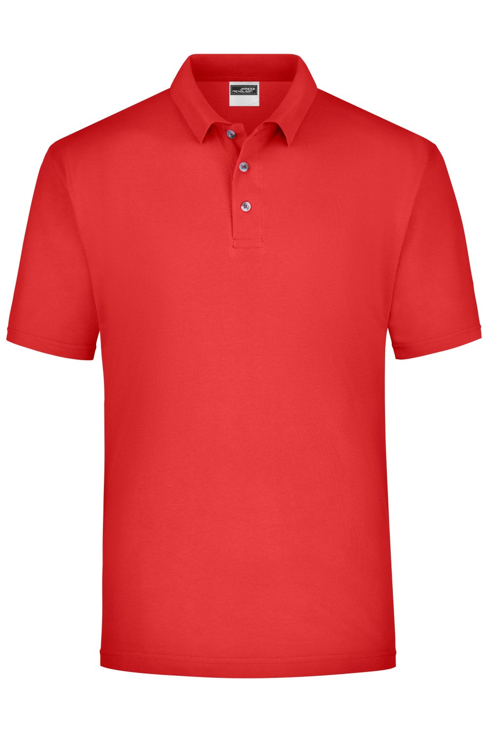 Daiber Polo-Piqué Medium in Red – Vorderansicht