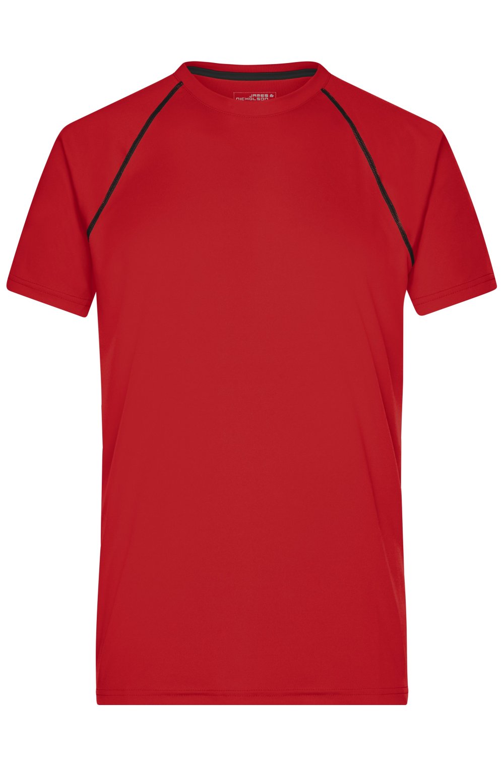 Daiber Men's Sports T-Shirt in Red/Black – Vorderansicht