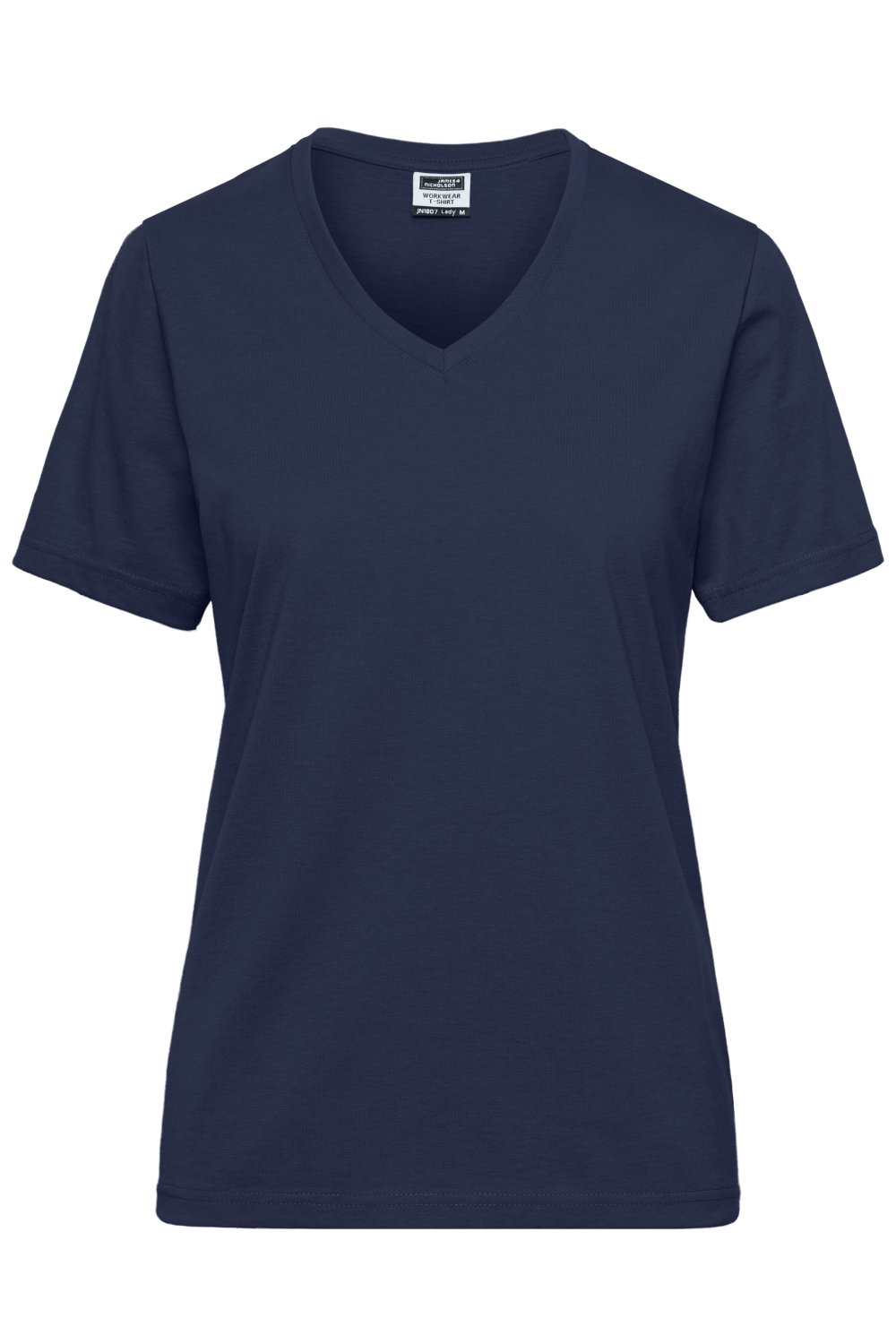 Daiber Ladies' ORGANIC Workwear T-Shirt OCS Blended in Navy – Vorderansicht