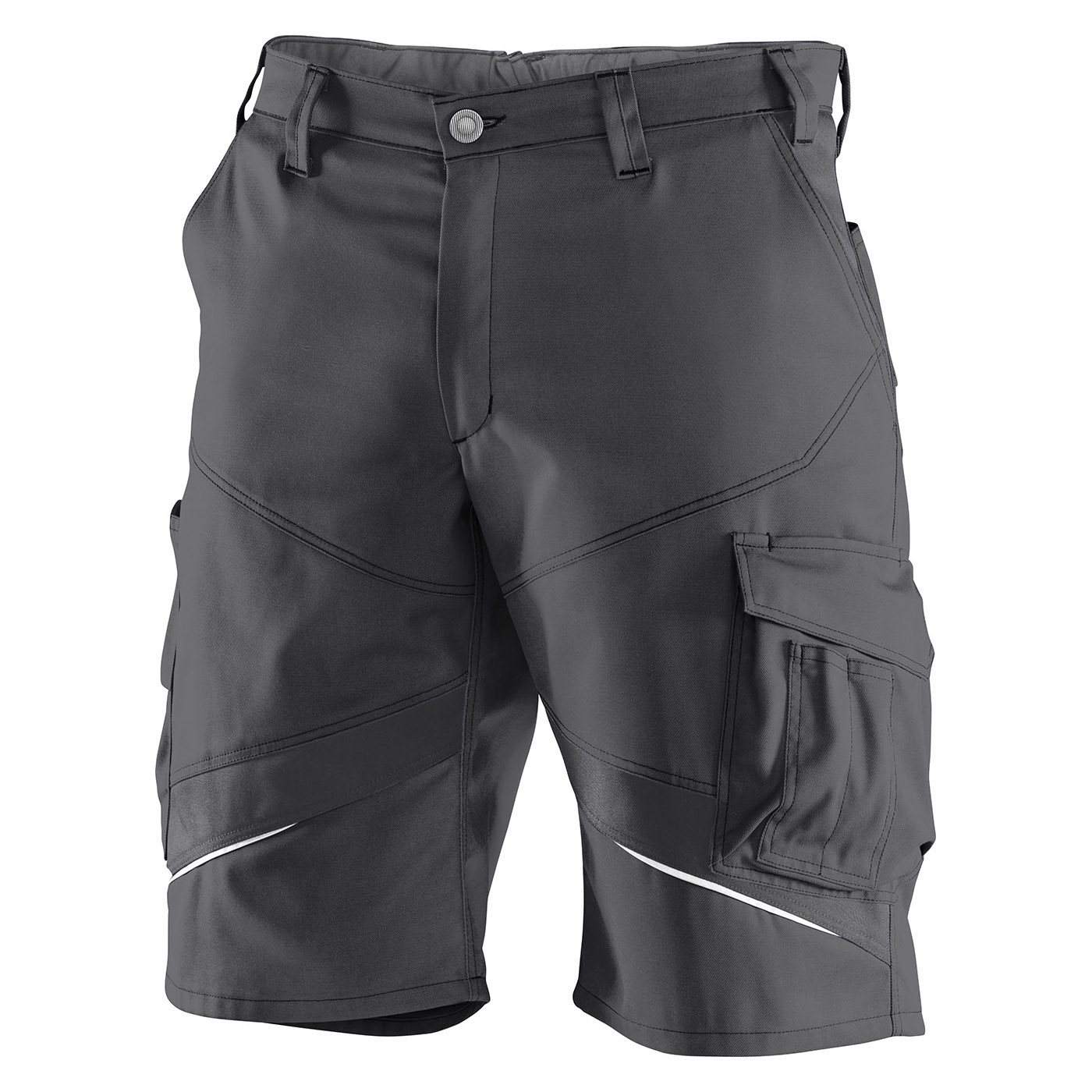 KÜBLER ACTIVIQ Shorts in Anthrazit – Vorderansicht