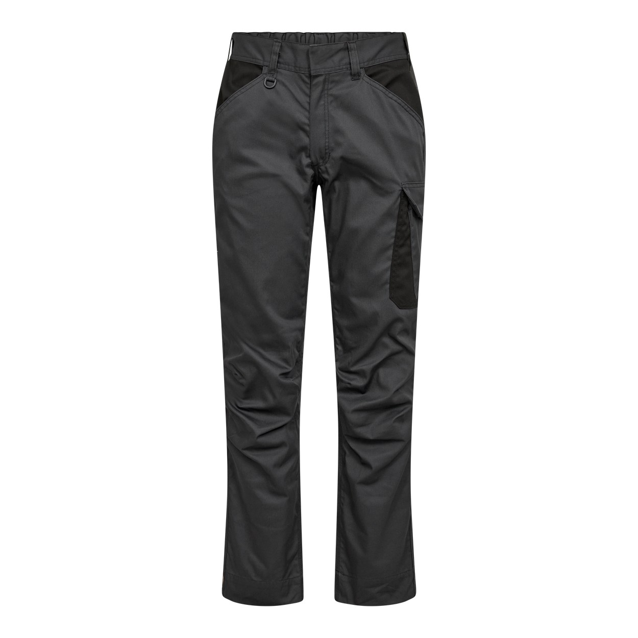 ENGEL Venture 2522-154 Servicehosen mit verdeckte Knopfleiste in Anthrazitgrau/Schwarz – Vorderansicht