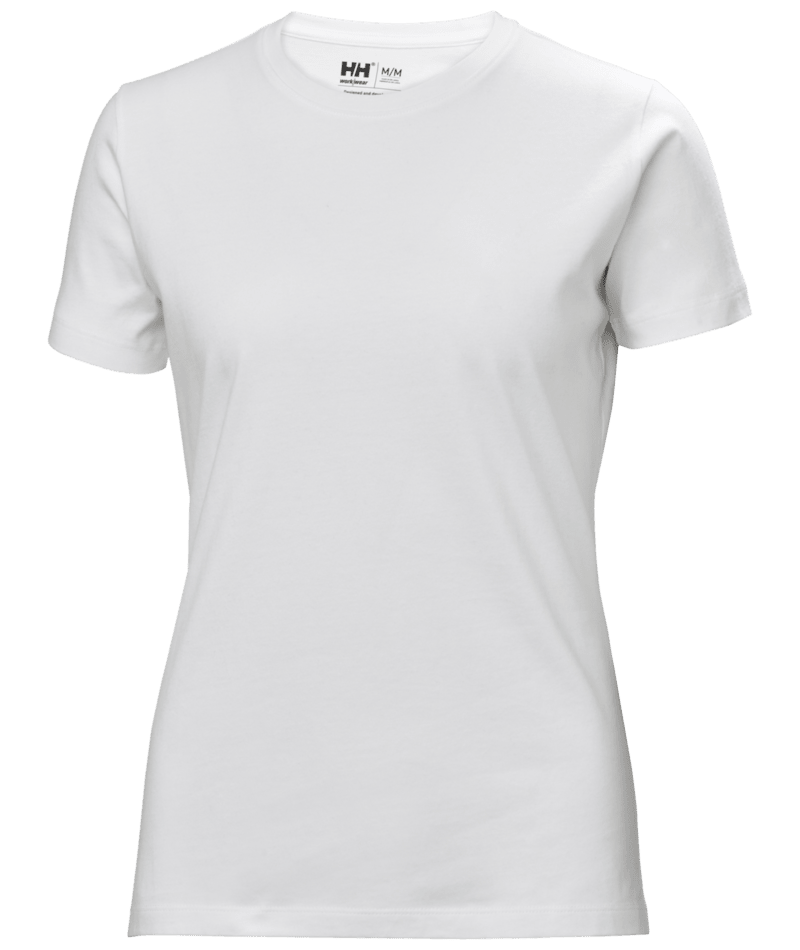 Helly Hansen Workwear W CLASSIC 2.0 T-SHIRT in Weiß – Vorderansicht